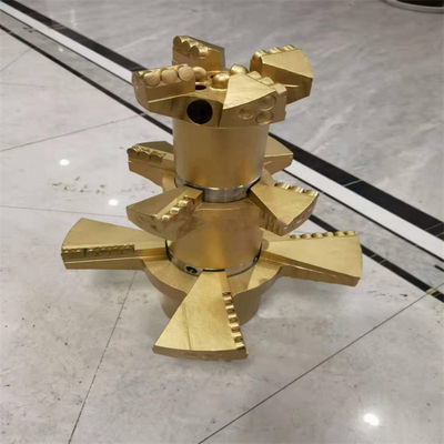 Steel PDC Drill Bit Three-Wing Concave Coreless Button Bit for Coal Mining and Well Drilling