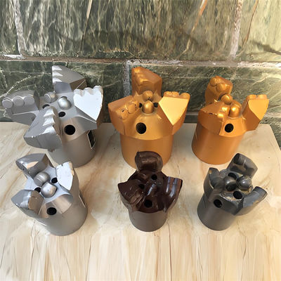 Steel PDC Drill Bit Three-Wing Concave Coreless Button Bit for Coal Mining and Well Drilling