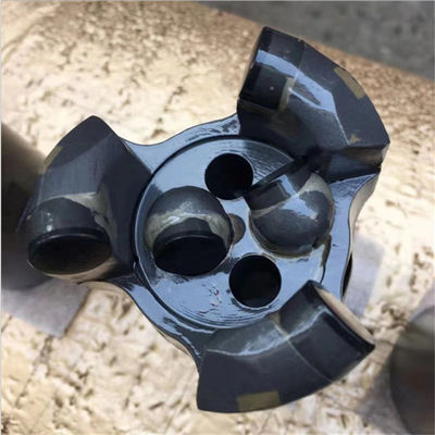 Steel PDC Drill Bit Three-Wing Concave Coreless Button Bit for Coal Mining and Well Drilling