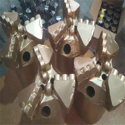 94mm Three-Wing Type PDC Drilling Drag Drill Bit , PDC Concave Drill Bit